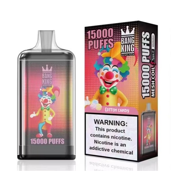 cotton candy Bang King Crystal 15000 Puffs