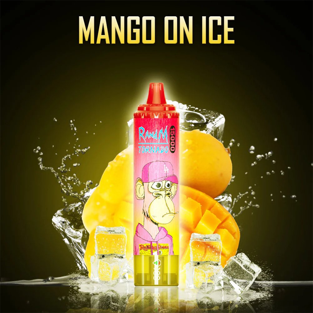mango on ice randm tornado vape 15000