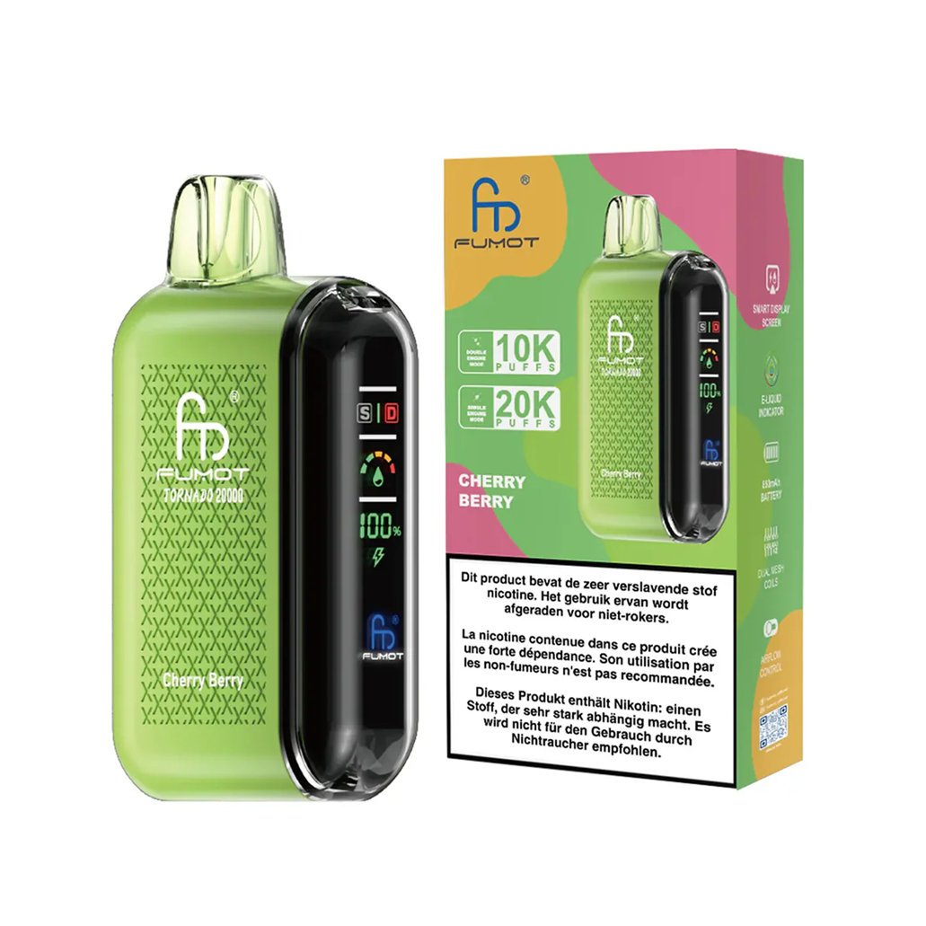 cherry berry fumot tornado 20000