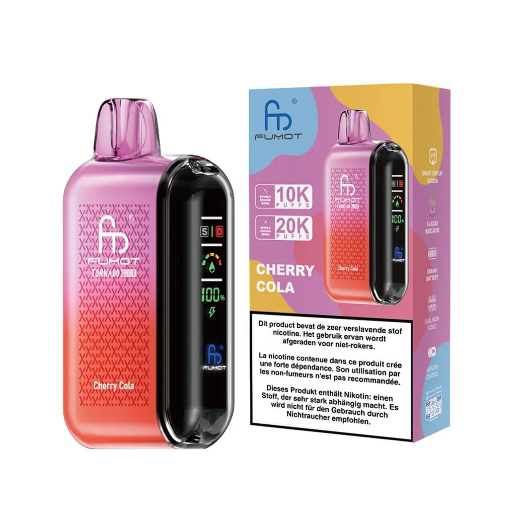 cherry cola fumot tornado 20000