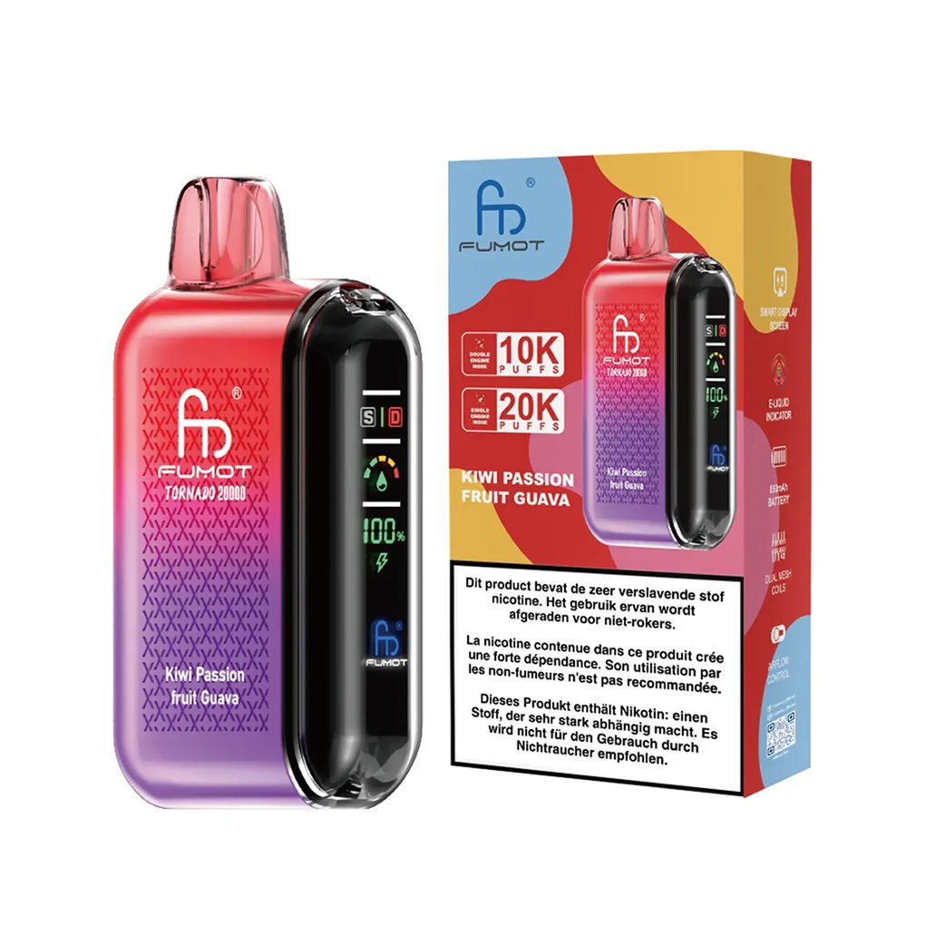 fumot tornado 20000 kiwi passionfruit goyave
