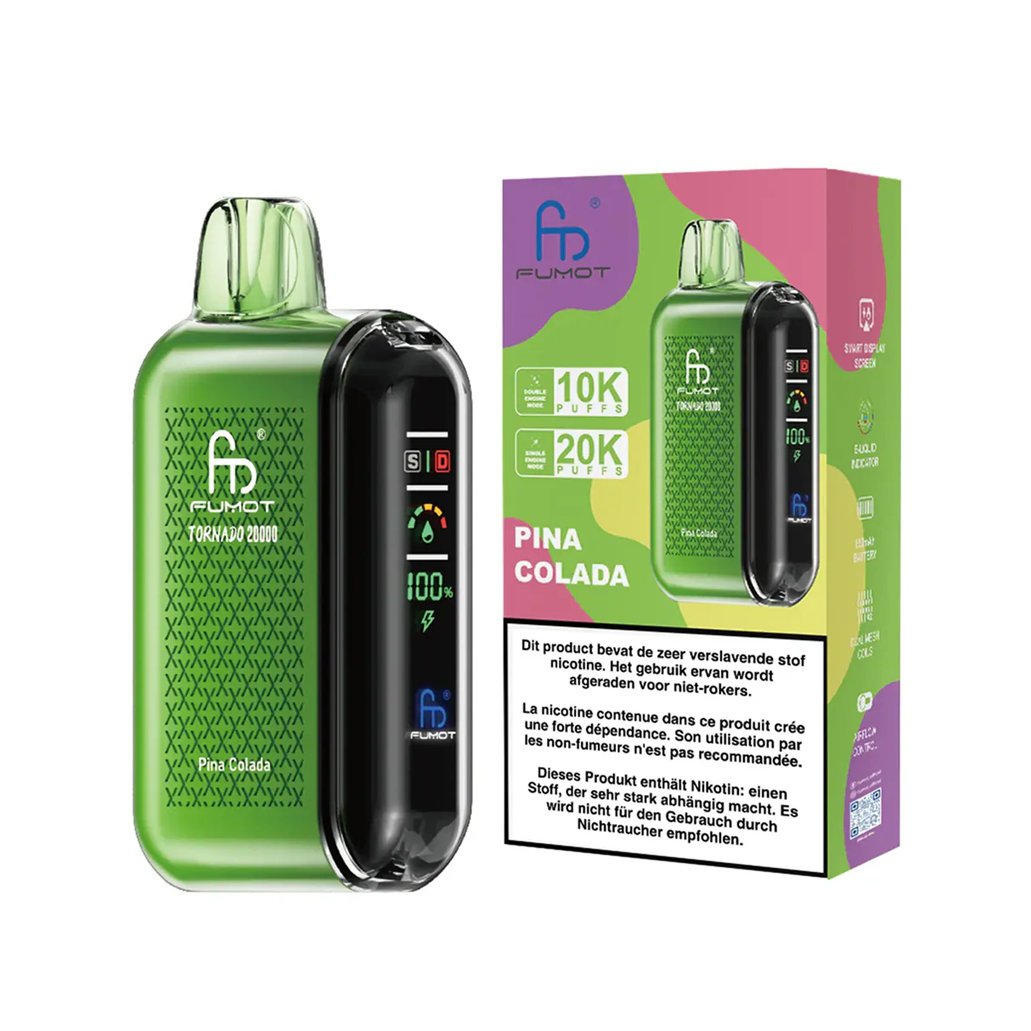 pina colada fumot tornado 20000