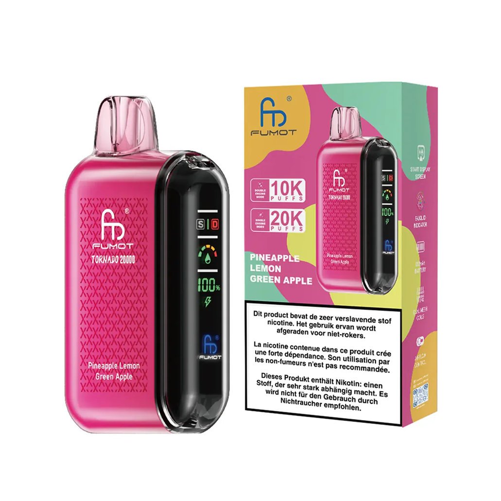 tornado 20000 pineapple lemon green apple