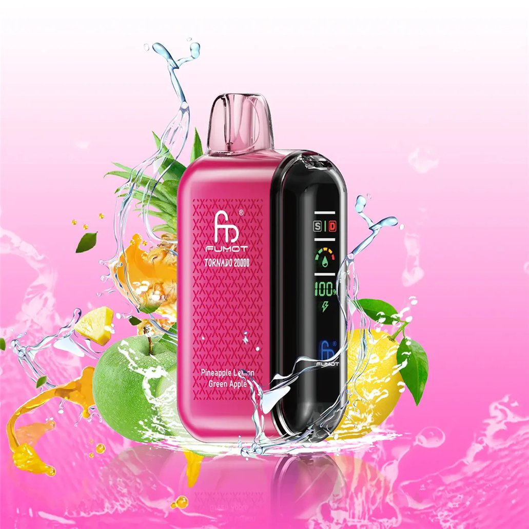 fumot tornado 20000 pineapple lemon green apple