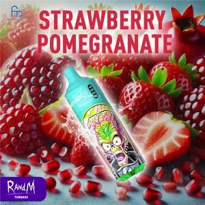 strawberry pomegranate randm tornado vape 9000
